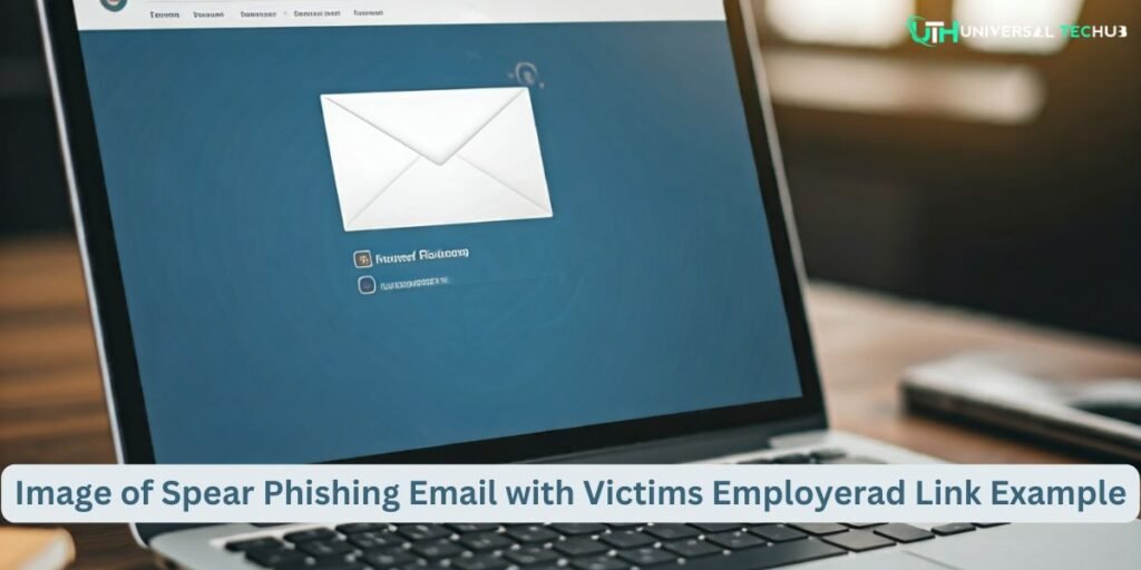 Image of Spear Phishing Email with Victims Employerad Link Example