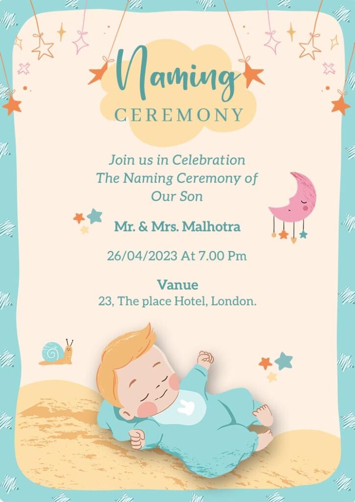 Namkaran Invitation Card